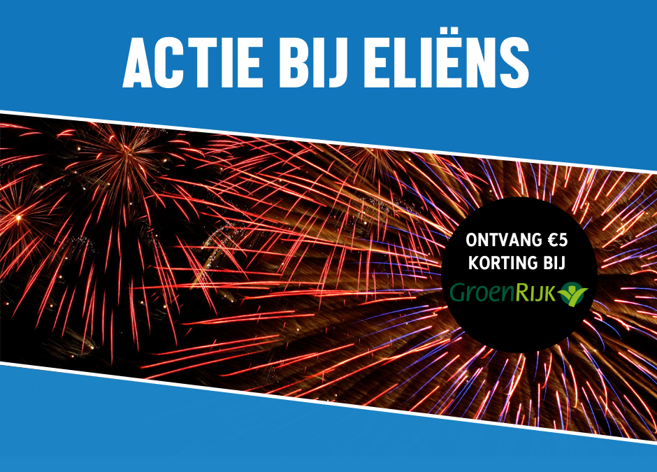 Ontvang €5 korting op vuurwerk